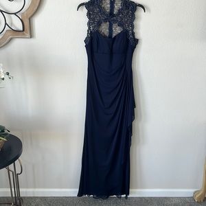 Beautiful midnight blue evening gown size 8